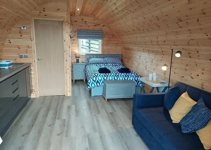 High Whashton Springs Glamping Pod, Yorks *